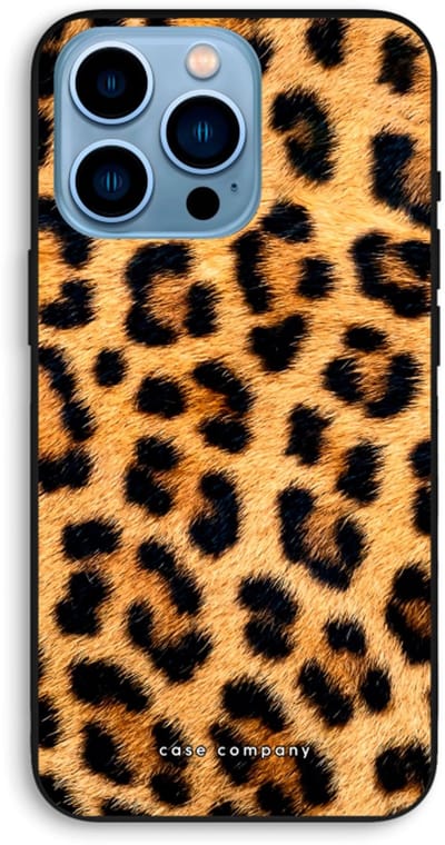 Case Company® - Hoesje geschikt voor iPhone 13 Pro Max hoesje - Luipaard - Biologisch Afbreekbaar Telefoonhoesje - Bescherming alle Kanten en Schermrand