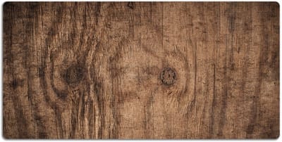 Tulup Bureau Onderlegger - Oud Hout Bureau Pad - 90 x 45 cm - Bruin Bureaumat - Bureau Pad - Kantoor Accessoires - Bureaumat