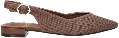 La Strada Slingback Bruin Knitted - Damesschoenen - Maat - 39