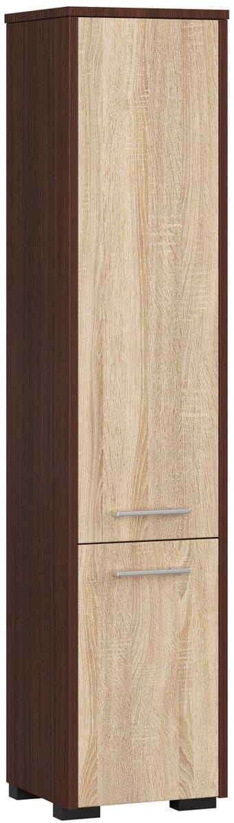 Kolomkast voor Badkamer FIN / AKORD Furniture Factory / Venge - Sonoma Eik / 30 x 140 x 30 cm