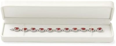 Sieradenbox PU Leer met Fluwelen Inlegdoek - Organiser voor Kettingen en Lange Sieraden