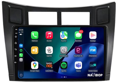 Geschikt voor Toyota Yaris (1998 t/m 2006) | 4+64GB 8-CORE | 9 inch Android 15.0 CarPlay autoradio | Draadloos CarPlay & Android Auto | Externe microfoon | Bluetooth & WiFi | NAVIBOP NB-5212 | Bouwjaar 1998 t/m 2006