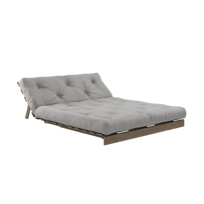 Karup Slaapbank Roots 140 - 746 Grey - 106 carob brown lacquered