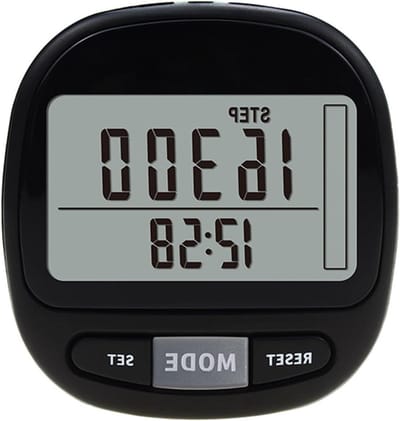 Stappenteller - Activiteitstracker - Dagelijkse Activiteit Meten - Nauwkeurige Calorie Tracking - 53 x 5 x 26 cm - Zwart