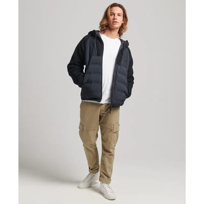 Zip-up fleece hoodie Superdry Mountain Hybrid