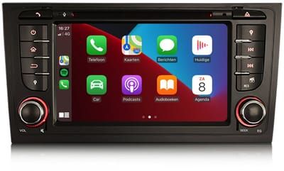 Carplay autoradio voor Audi A6 S6 RS6 | 1999 t/m 2004 | Android 13 | Draadloos Apple Carplay & Android auto | 4GB + 64GB | 8-Core processor | Cartronix | 2025 model | 1999 2000 2001 2002 2003 2004 | Bluetooth & Wifi