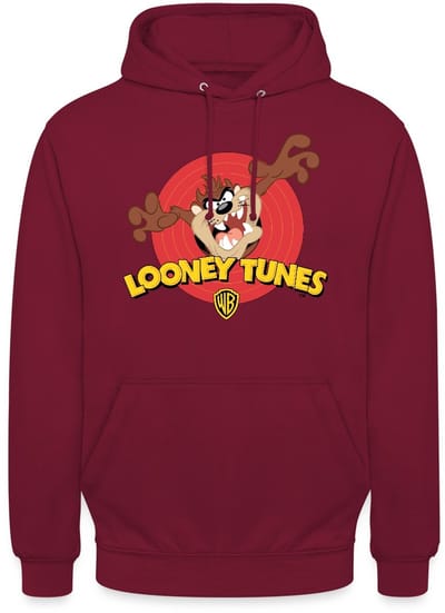 Looney Tunes Tasmanian Devil Hoodie Unisex