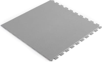 Rubbermagazijn - PVC kliktegel eclips lichtgrijs - 45,8x45,8cm - Dikte 5mm - winkel - showroom - garage - prijs per stuk