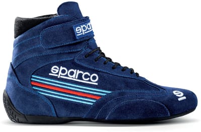 Sparco Top Martini Sneakers - Wit/Marineblauw — 37
