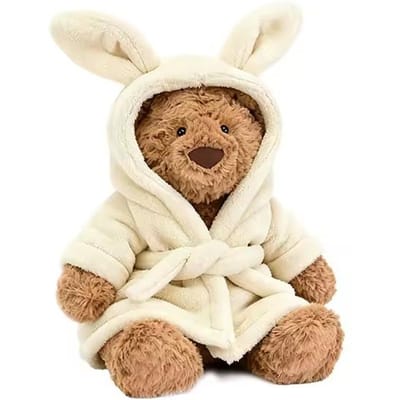 Leuk Barcelona Beer Pluche Speelgoed Handheld Poppetje Cartoon Anime Schattig Cadeau voor Kinderen Verjaardagsfeestje Bedankje