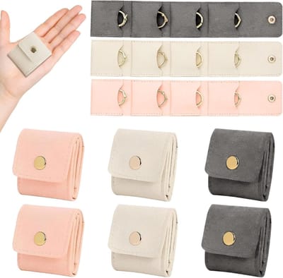 Mini Reisjuwelendoosje - Vouwbare Sieraden Organizer voor Oorbellen, Ringen en Kettingen - Perfect voor Reizen en Opbergen