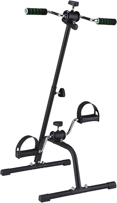 Mini Hometrainer - Pedaal Trainer - Thuis Fitness - In Hoogte Verstelbaar - 92x425x405cm - Zwart