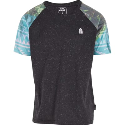 Just Rhyse - Port Salerno Heren Tshirt - S - Zwart/Groen