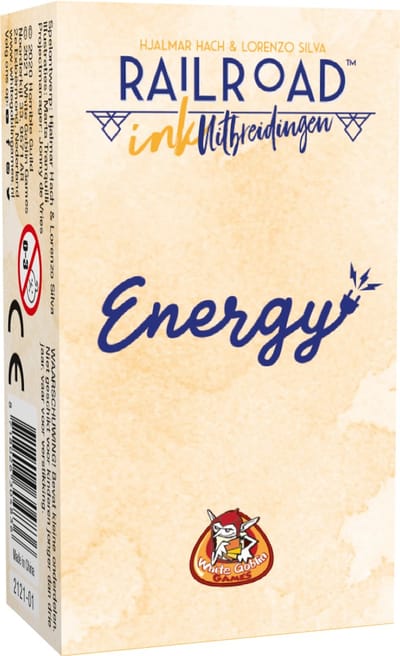 White Goblin Games - Railroad Ink Uitbreidingen: Energy - Dobbelspel - 1 tot 4 spelers - mini uitbreiding - Roll & Write - Voor de hele familie
