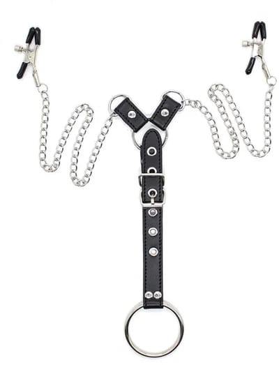 Tepelklemmen set met cockring - BDSM - sextoys - kinky