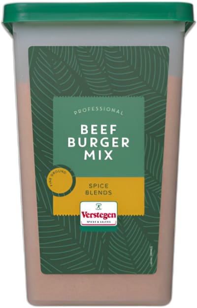 Verstegen - Beefburger mix fijn met zout - XL doos - Kruiden & specerijen - 2000g