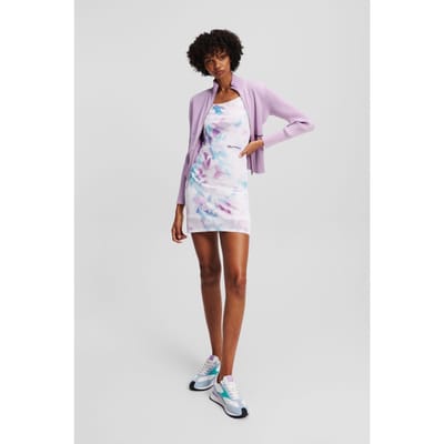 Karl Lagerfeld Mesh Slip Dress Floral White Taglia: XS | Abiti Mini Outlet | Donna | Bianco