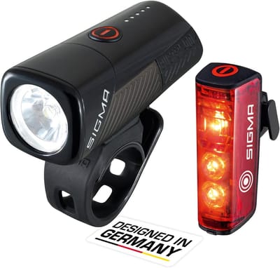 Fietsverlichting USB C Oplaadbaar met 400 Lumen en 120 Meter Lichtbereik - Waterdichte Fietslampen