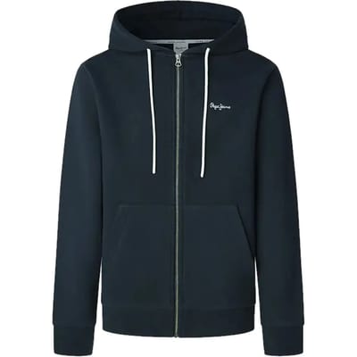 Pepe Jeans Essential Sweatshirt Met Rits Blauw L Man