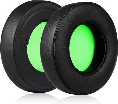 Phreeze Oorkusses - Vervangende Kussen Geschikt voor de Razer Kraken 7.1 V2 Oorkussens - Zacht Memory Foam - Groen