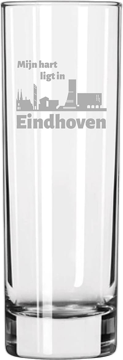 Gegraveerde longdrinkglas 22cl Eindhoven