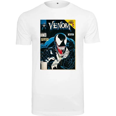 Merchcode Venom - Marvel Comics Cover Heren Tshirt - XS - Wit