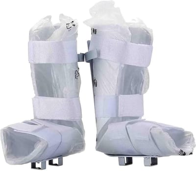 Gemotoriseerde Hometrainer - Elektrische Pedaaltrainer Revalidatie - Spierstimulatie Herstel - 12 Snelheidsinstellingen - 48 x 35 x 30 cm - Brackets