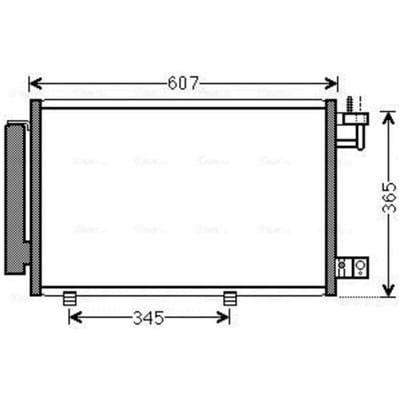 Condensator, airconditioning AVA COOLING FDA5439D