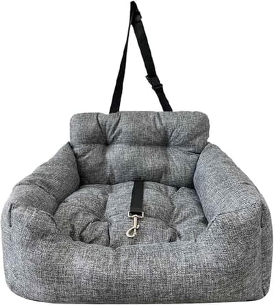 Honden Autostoel - Hondenmand Auto - Veilig Reizen - Gewrichtsondersteuning - 40x30x45 cm - Niet gespecificeerd