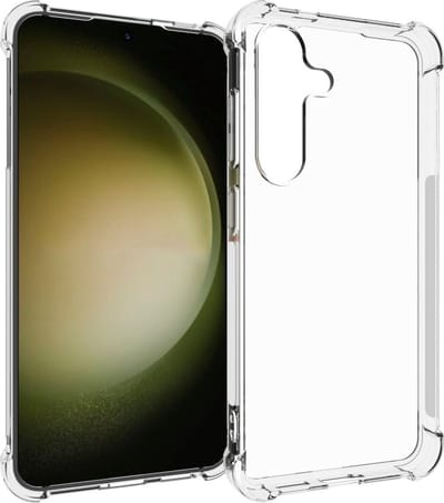 Coverup Hoesje - Geschikt voor Samsung Galaxy S24 Hoesje - Coverup TPU Back Cover met AirBag Corners - Transparant