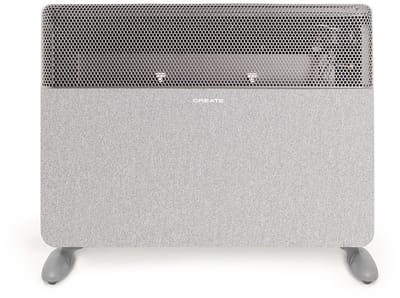 CREATE - Inverter-convector voor wand of vloer met WiFi 1500W - Taupe - Met poten - WARM TEXTILE INVERTER