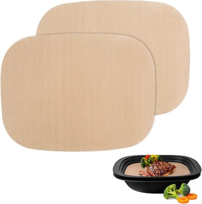 Set van 2 Herbruikbare Bakfilms voor Thermomix TM7 Varoma, Antiaanbak Bakmat tot 250°C, Vaatwasmachinebestendig, Bakaccessoires en Kookgerei