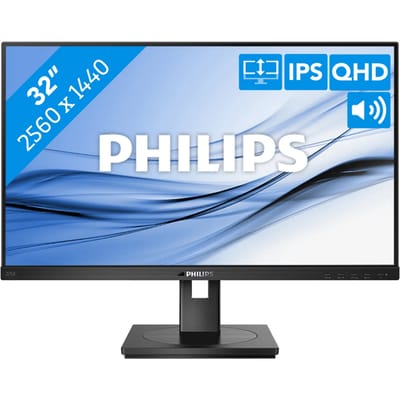 32" Philips B Line 325B1L QHD 75Hz USB hub Speakers