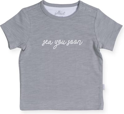 Jollein Unisex Shirt - Octopus grey - Maat 50/56