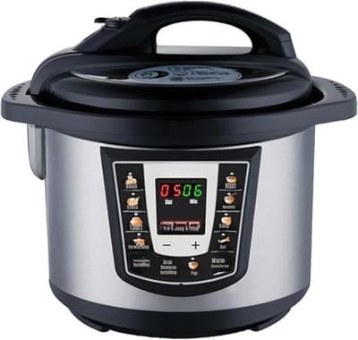 TIM® Multicooker - Multicookers - Zwart/Grijs - 35cm x 31cm x 34cm