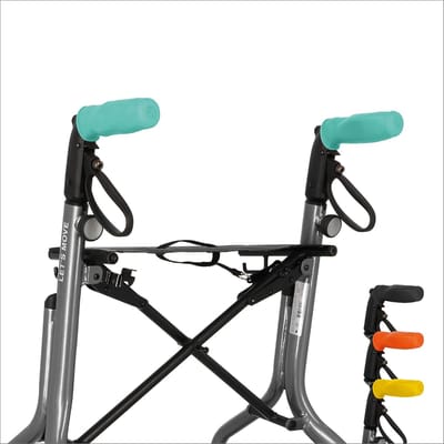 Ergonomische Handgreephoezen voor Rollator of Rolstoel - Pijnverlichting en Comfort met Gelkussen - Personaliseerbare Stijl in Turquoise