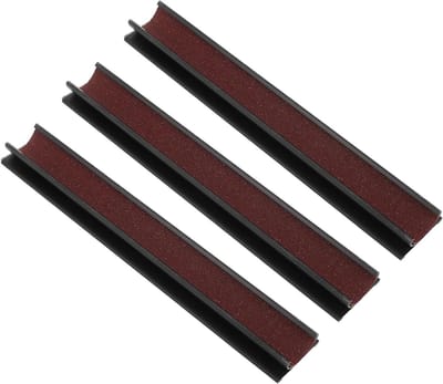 Poolkeu Onderhoudsset - Keu Reparatie - Biljart Spel - Robuust Schuurpapierrek - 3 Stuks - Donkerrood