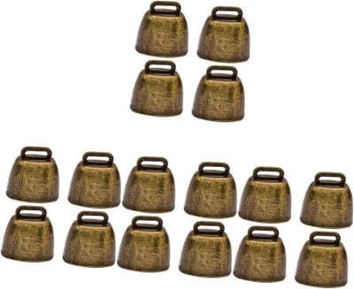 Koeienbellen Set - Paardenbellen Vee bellen - Dieren traceren - Luid Geluid - 38x35x100mm - Metaal