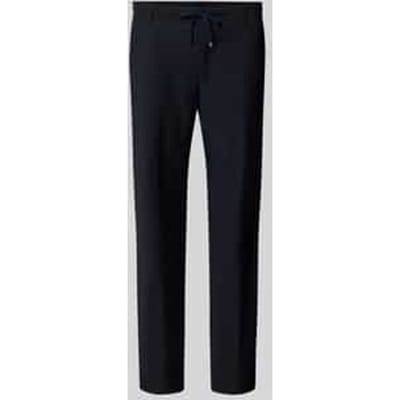 straight fit broek met lanawol model 'Sake'