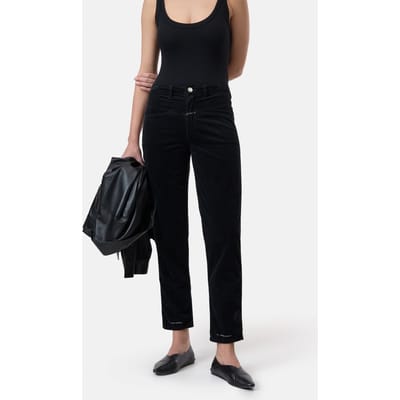 Closed Pedal Pusher Pants Black Size: W24L32 | Straight Pants Outlet | Dames | Zwart