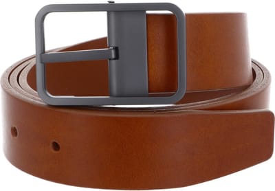 PORSCHE DESIGN Leren Riem Business Belt 35 Oliy W90 Cognac Bruine