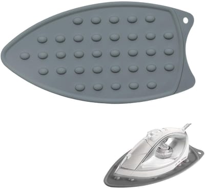 SnelShoppen - Silicone Strijkmat, Warmtebestendige Strijkondergrond, Strijkpad, Strijkplank, Grijs, Herbruikbaar en Makkelijk Schoon te Maken