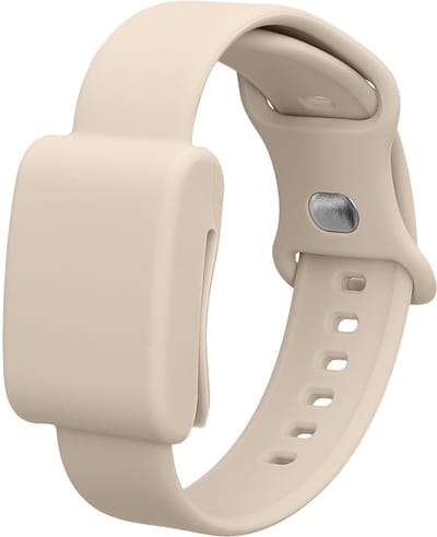 kwmobile 1x horlogebandjes geschikt voor Whoop 5.0 / Whoop 4.0 / 3.0 bandje - Smartwatch bandjes van TPU - Activity tracker horloge band in beige