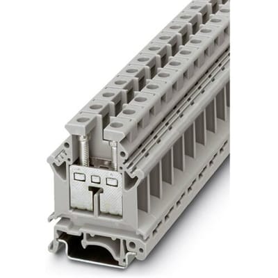 Phoenix Contact 3006043 Doorgangsserieklem 12.2 mm Schroeven Grijs 50 stuk(s)