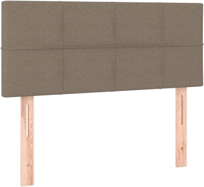 Hoofdbord Stof - Bedonderdeel - Slaapkamer Decoratie - In hoogte verstelbaar - 100 cm - Taupe