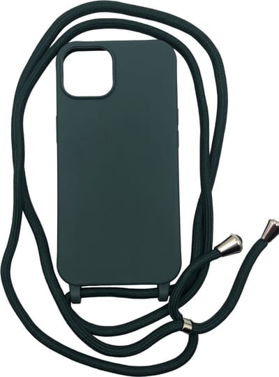 Siliconen Backcover Hoesje met Koord - Geschikt voor Samsung Galaxy A13 4G / A13 5G / A32 5G - Groen