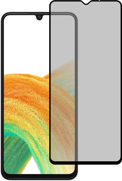 Screenprotector - Geschikt voor Samsung Galaxy A33 - Privacy Filter - Beschermglas - Gehard Glas - Tempered Glass - Screen Protector