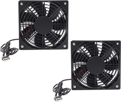 Stille Computer Case Fan voor DIY PC Koeling - USB 5V Ventilator voor Routers, TV en Modems
