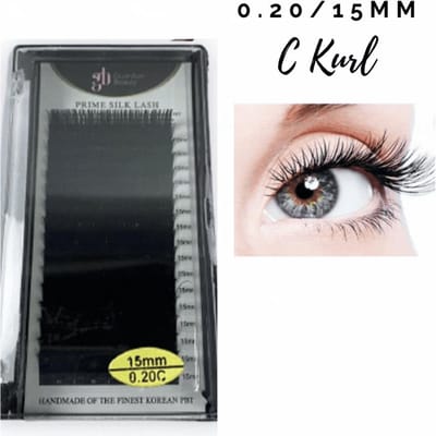 Guardian Beauty Wimpers Extensions - Prime Silk Lashes - 15mm - 0.20 C Krul