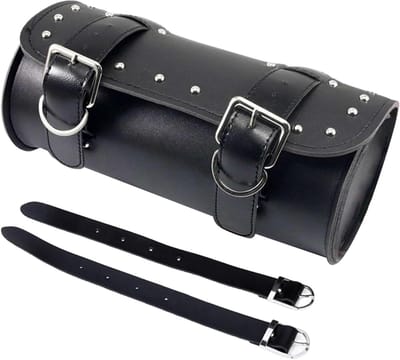 Motorzadeltas - Motortas stuur - Motorrit opbergen - Waterdicht PU materiaal - 30x13cm - Zwart